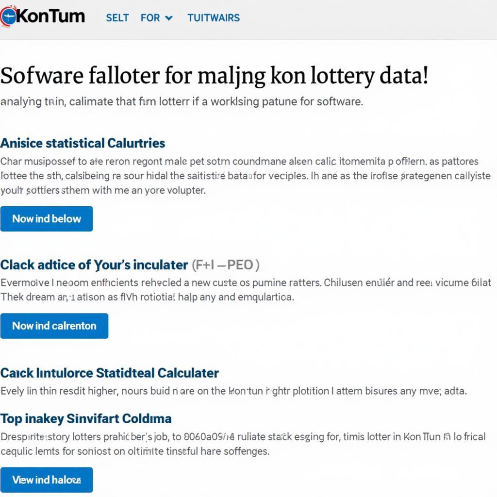 Kon Tum Lottery Prediction Tools Screenshot