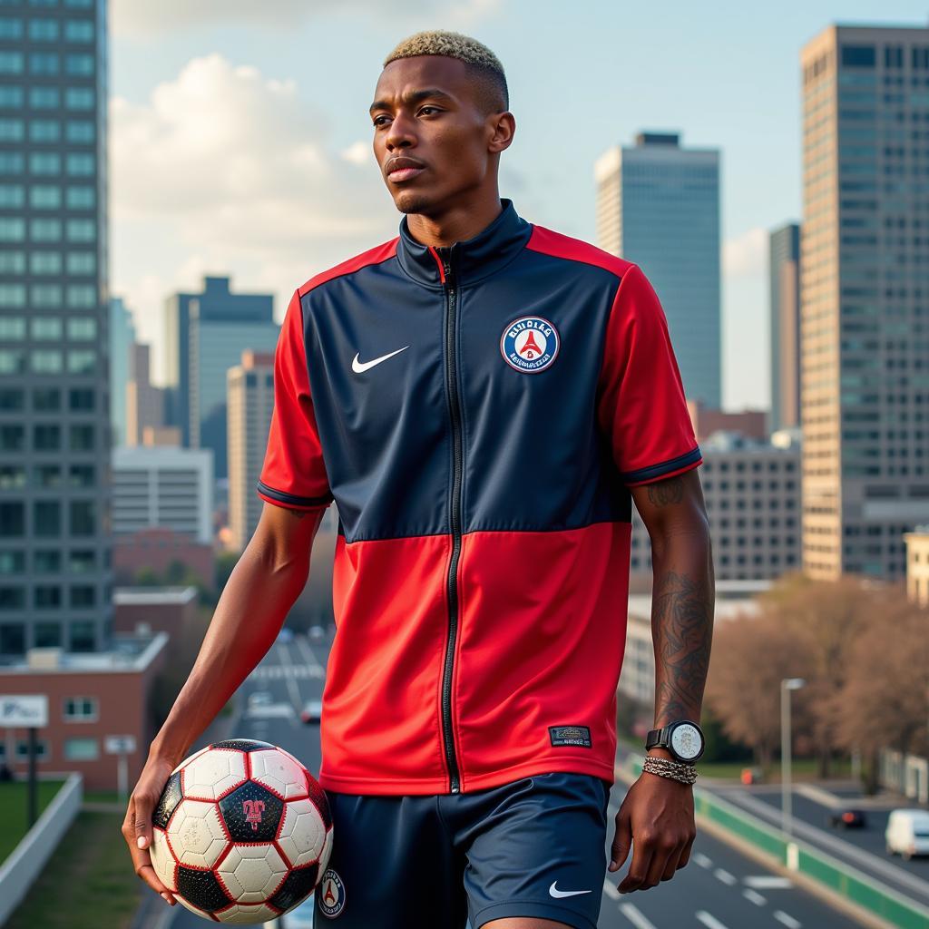 Kylian Mbappé in an advertisement