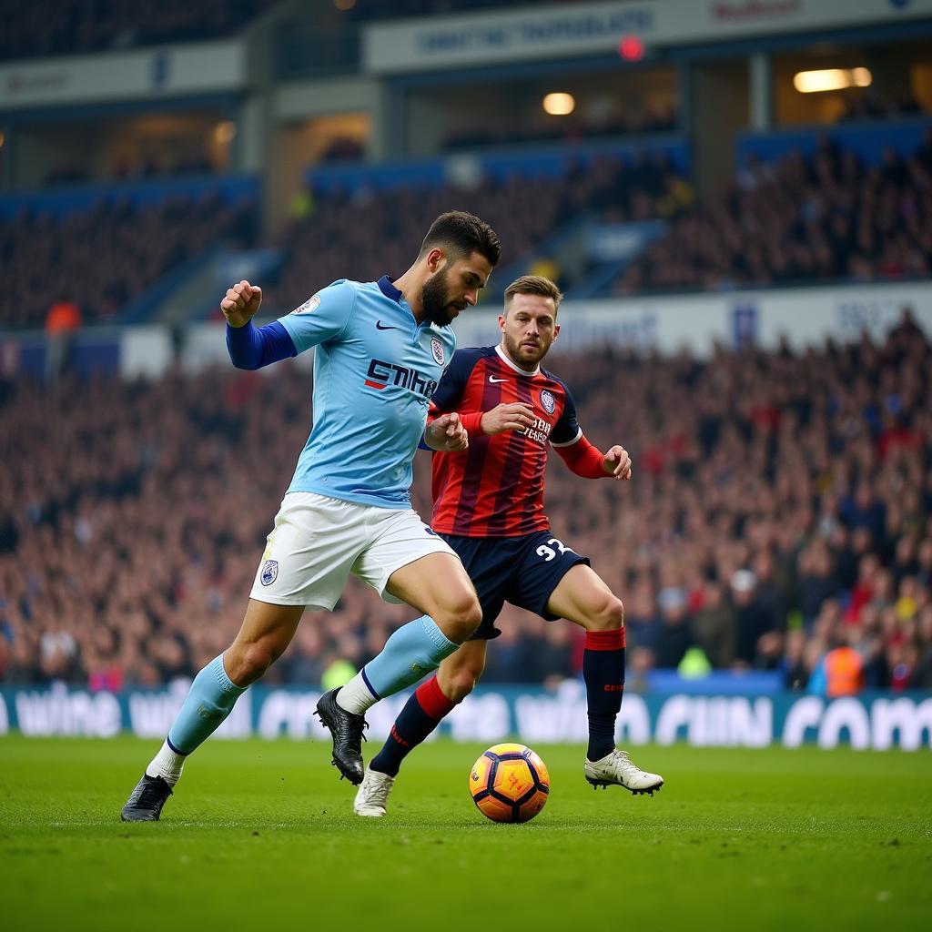 League Two match in progress