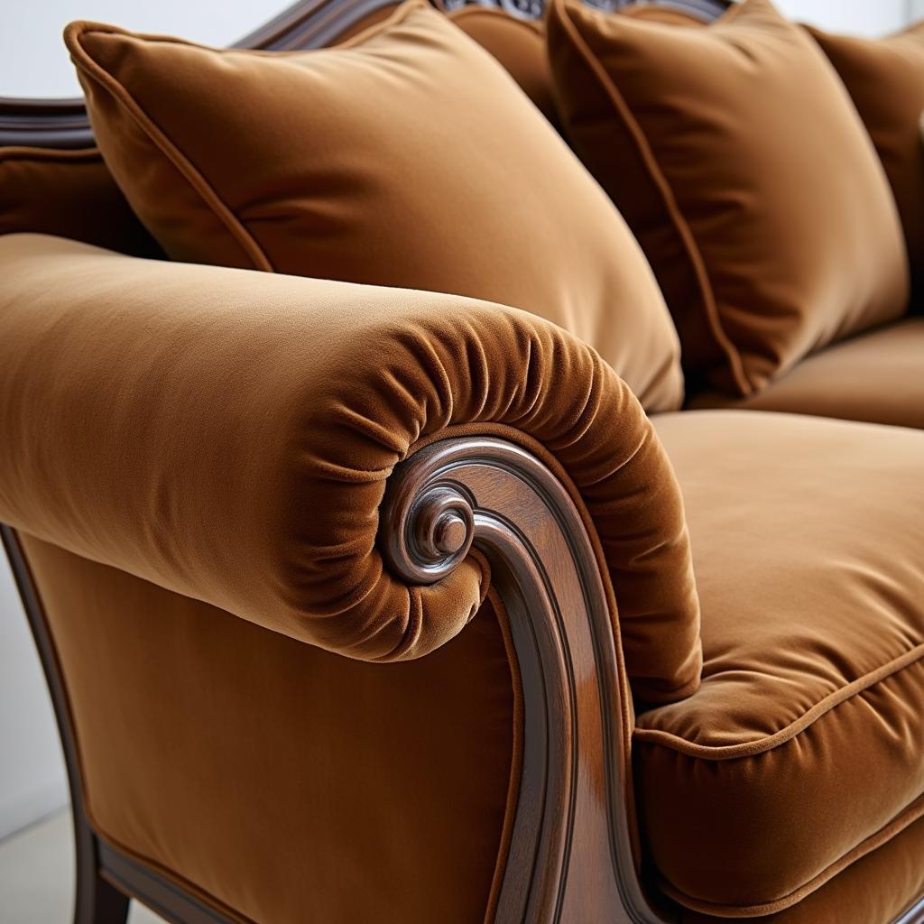 Le Gall Sofa with Intricate Details