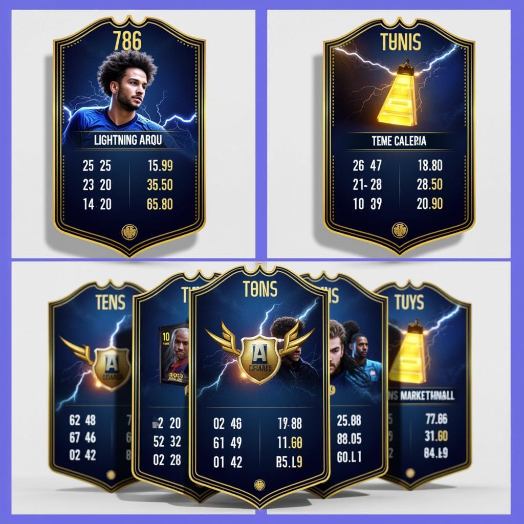 Limited Edition Striker Lightning Bolt Card