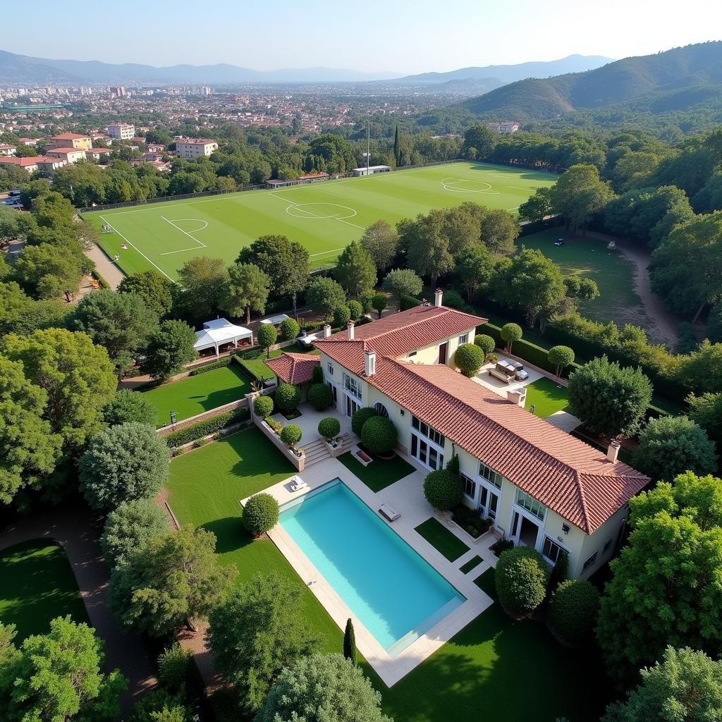 Lionel Messi's Estate in Barcelona