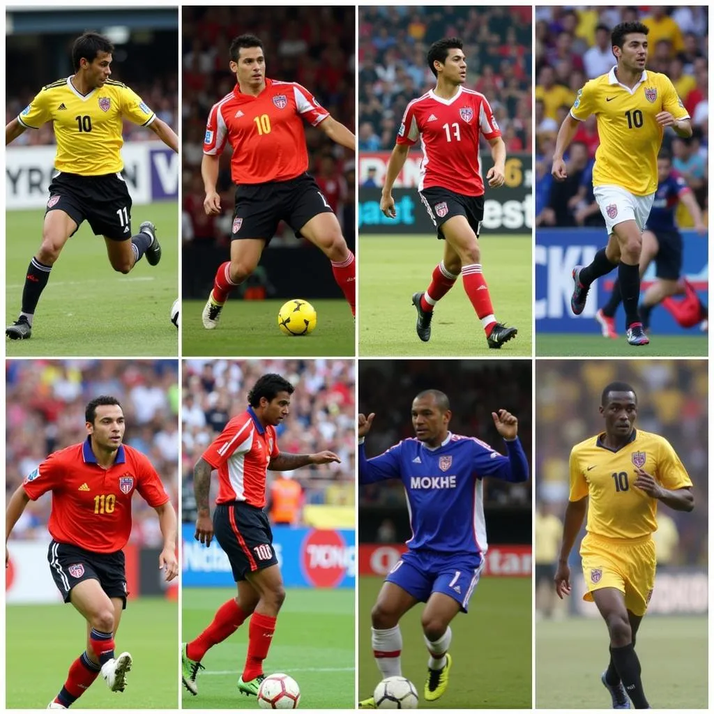 Legendary Malaysian footballers wearing the Number 10 jersey