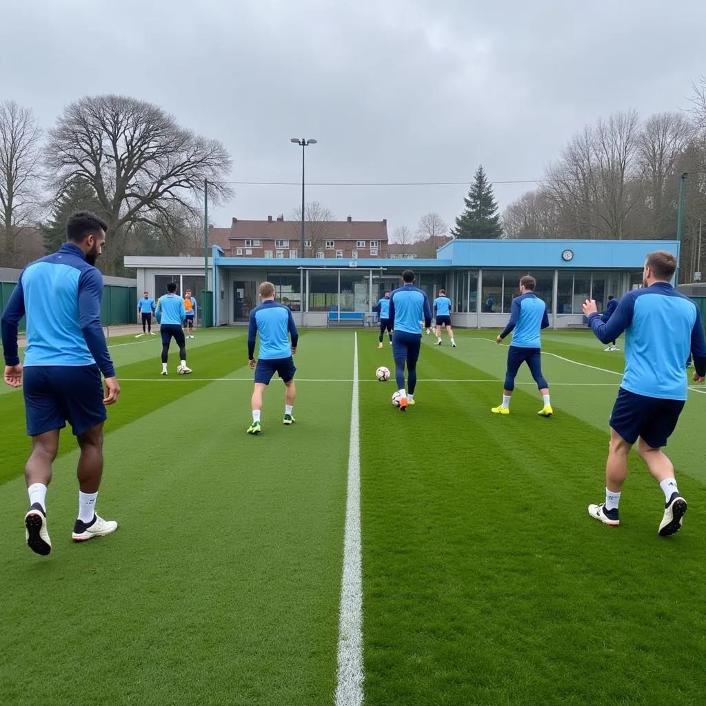 Man City Squad Training