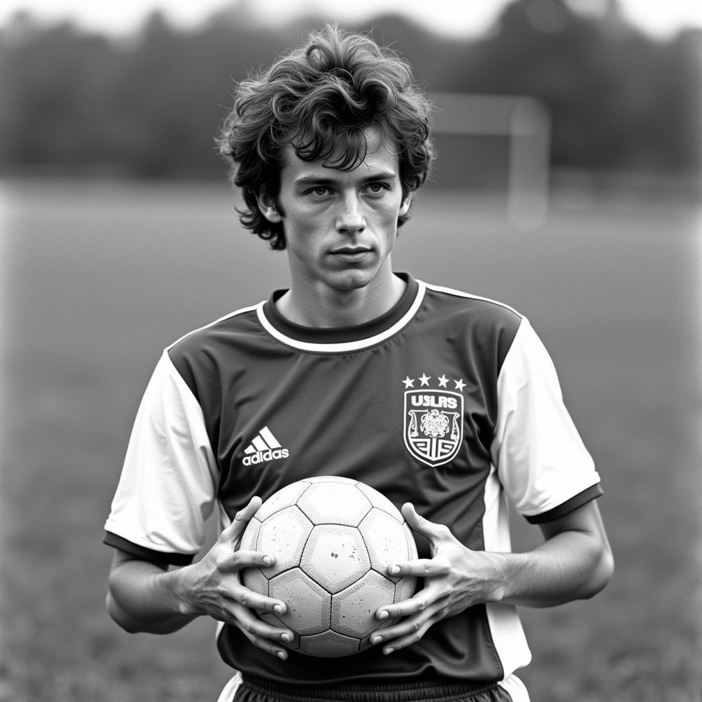 Marco van Basten in Ajax Jersey