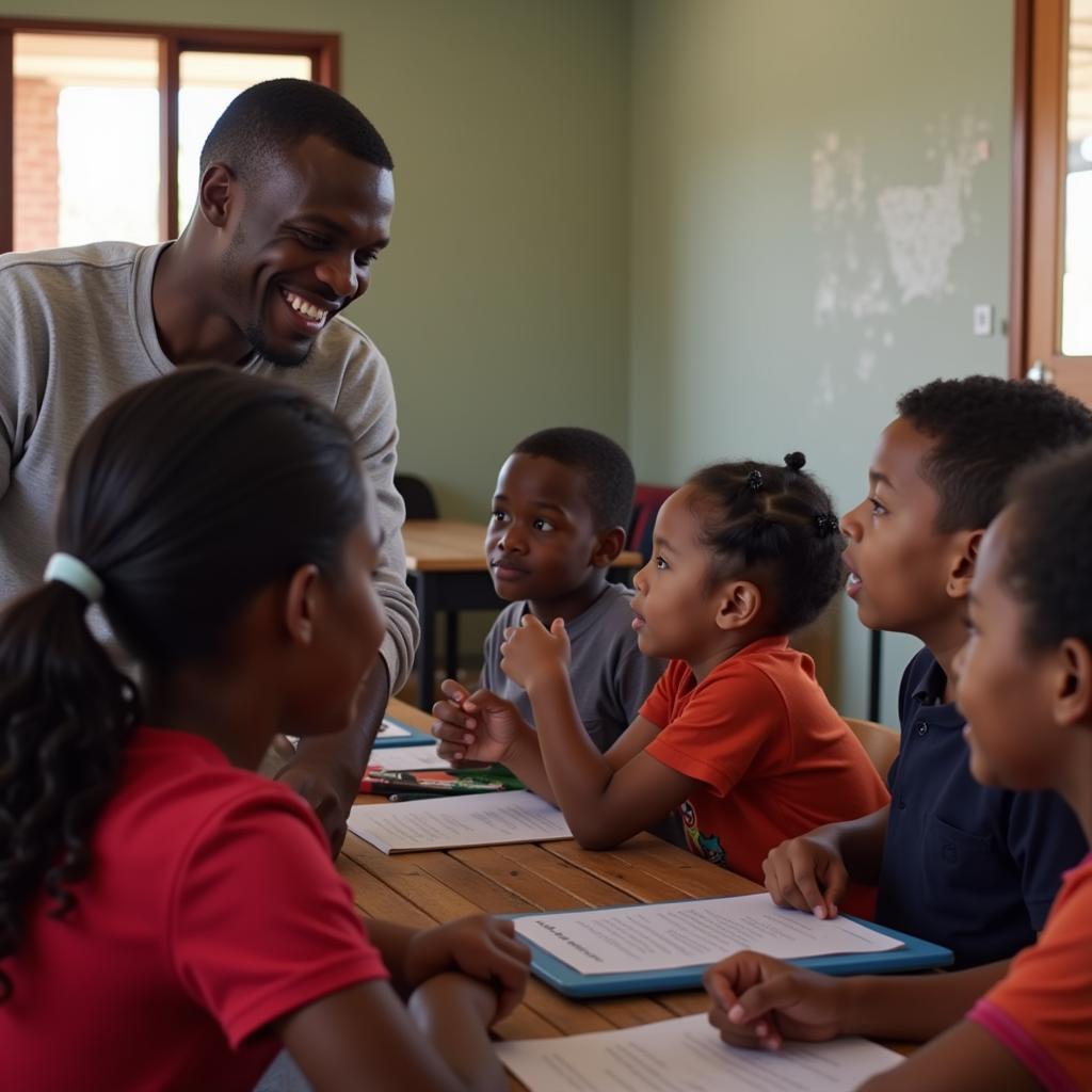 Marcus Rashford engages in community work