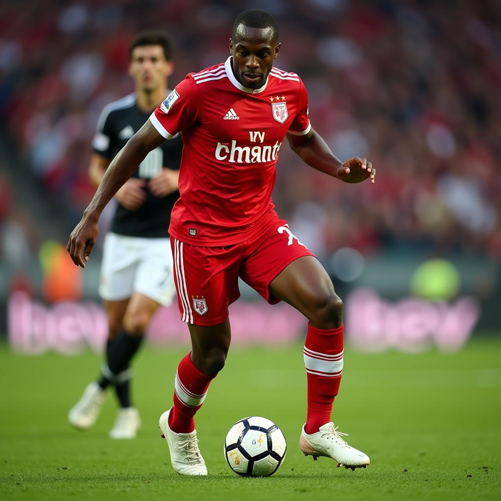 Mario Balotelli playing for FC Sion