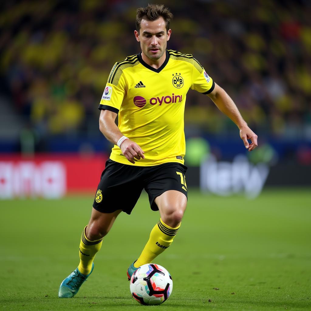 Mario Götze during his time at Borussia Dortmund