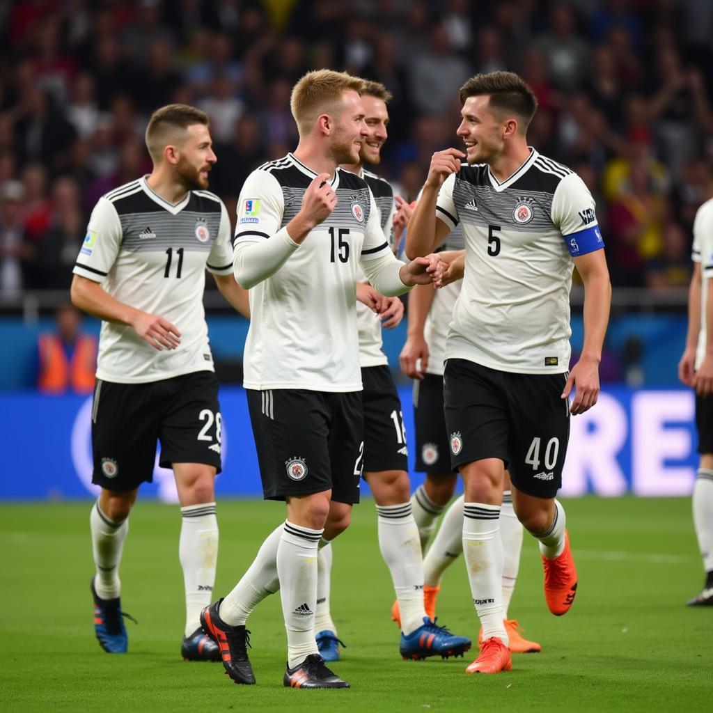 Max Meyer representing the German national team.