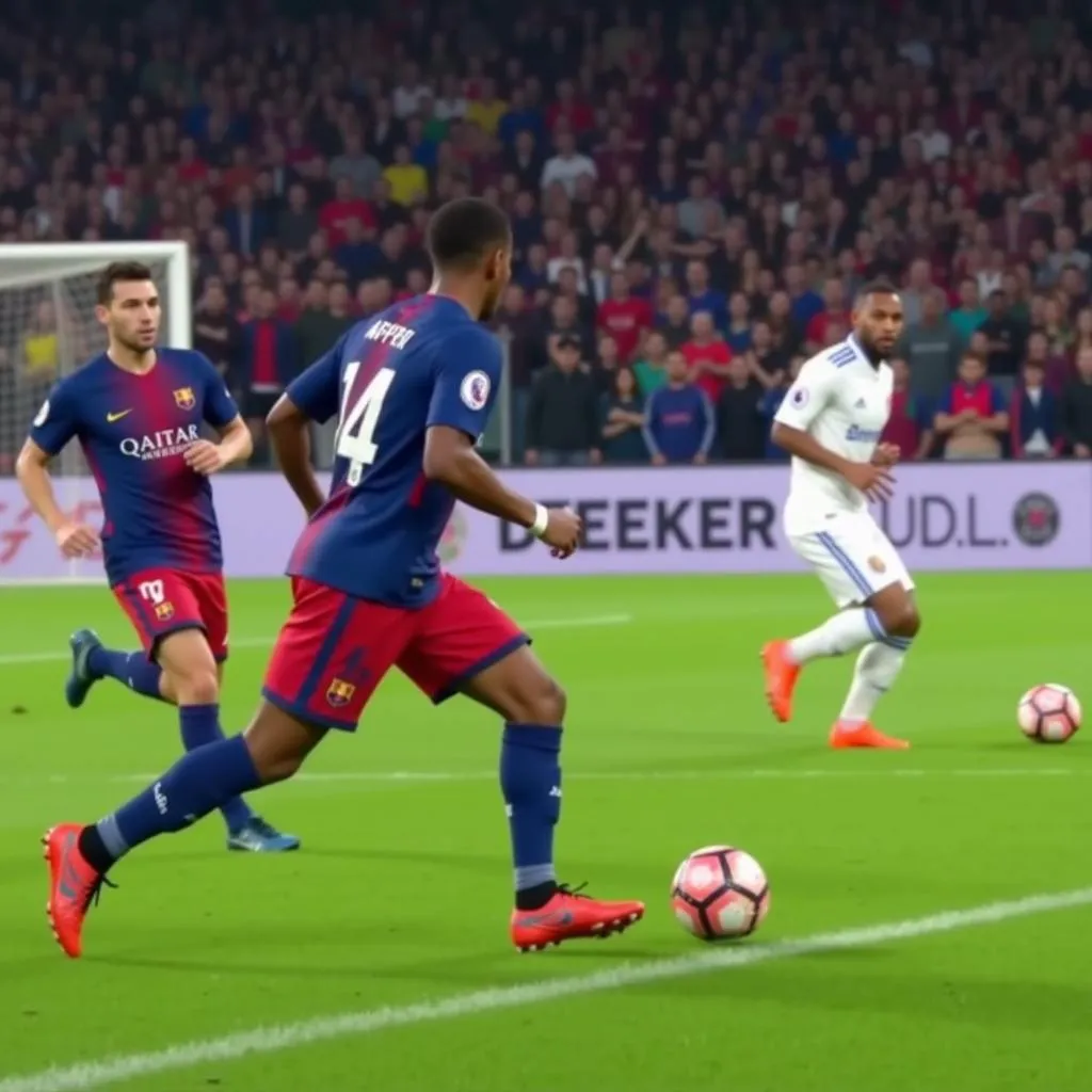 Mbappe on a Counter-Attack in FIFA 23