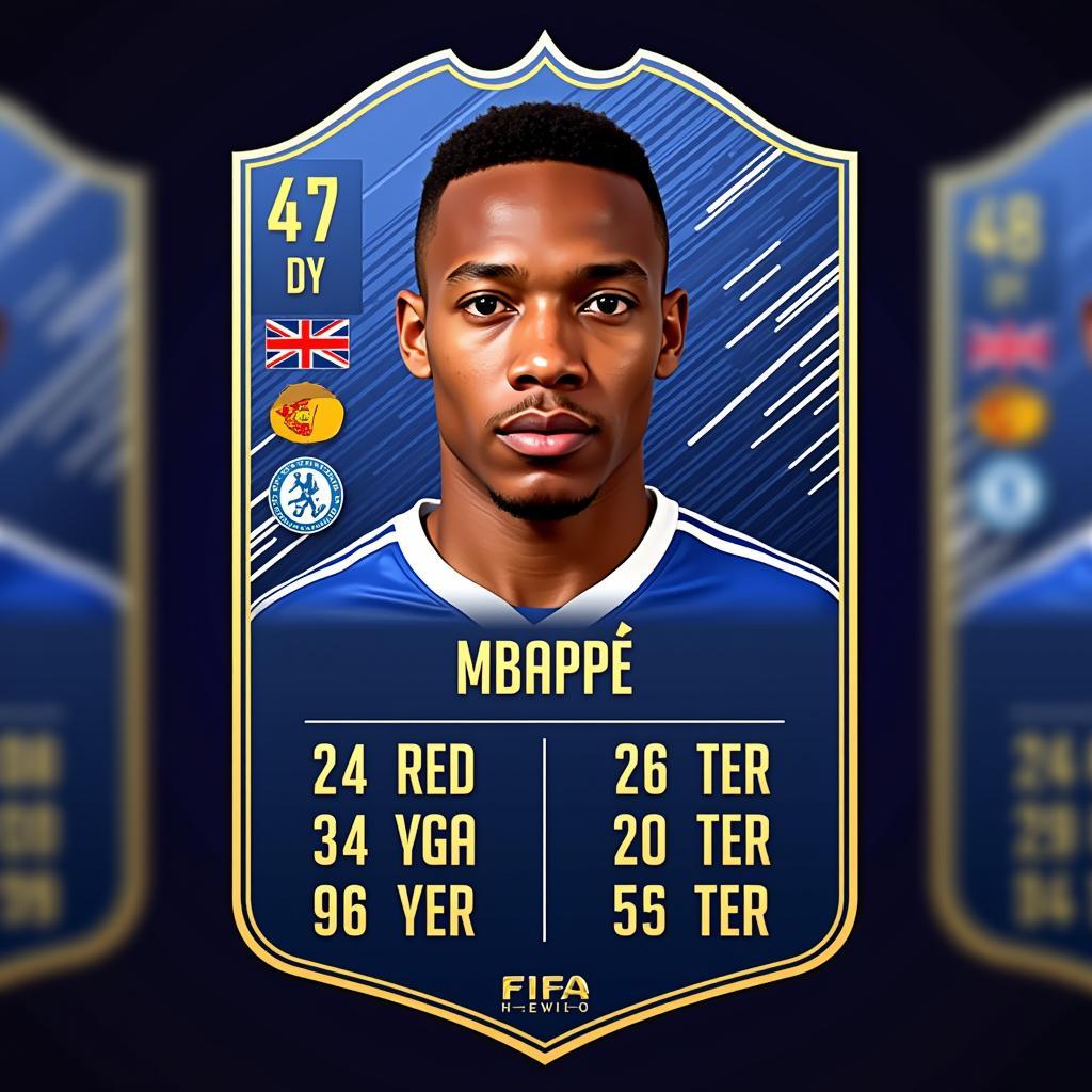 Kylian Mbappé FIFA 4 Card