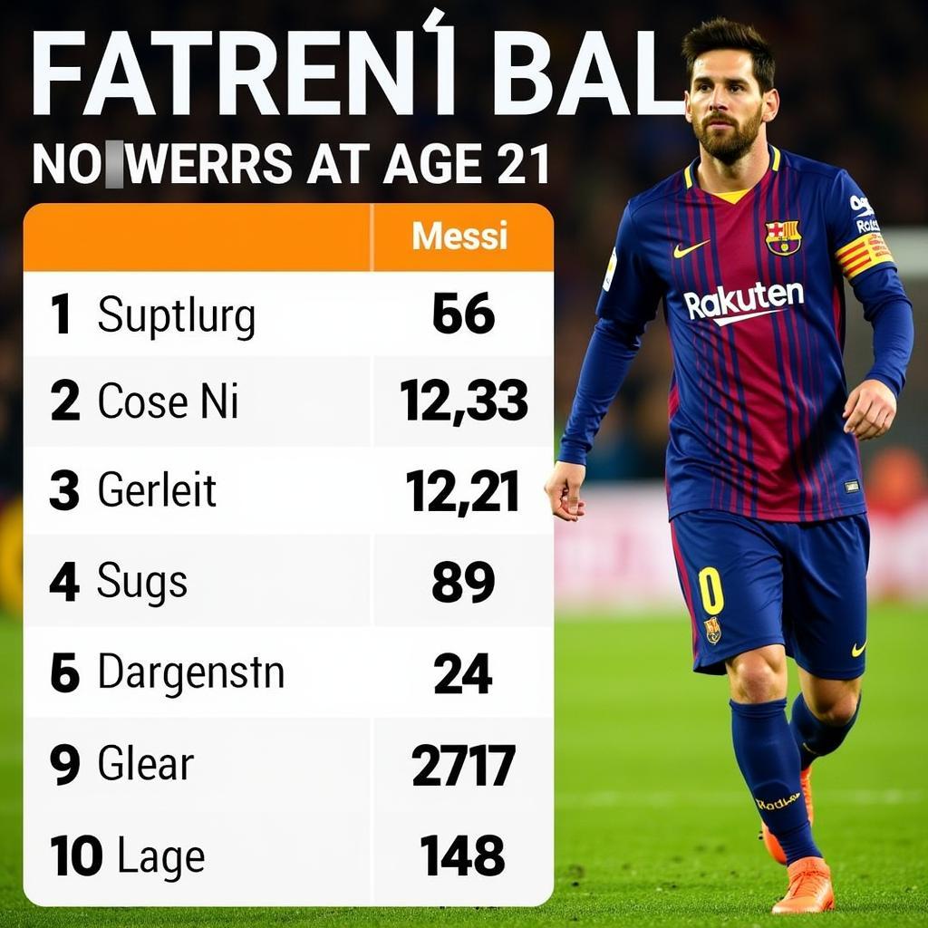 Messi's Assist Record at 21