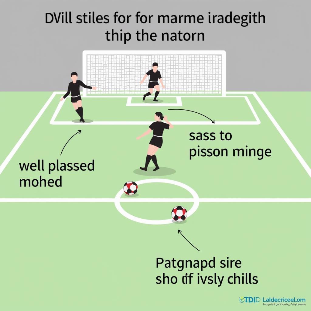 A midfielder executing a precise pass