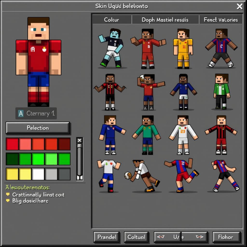 Customizing Football Skins