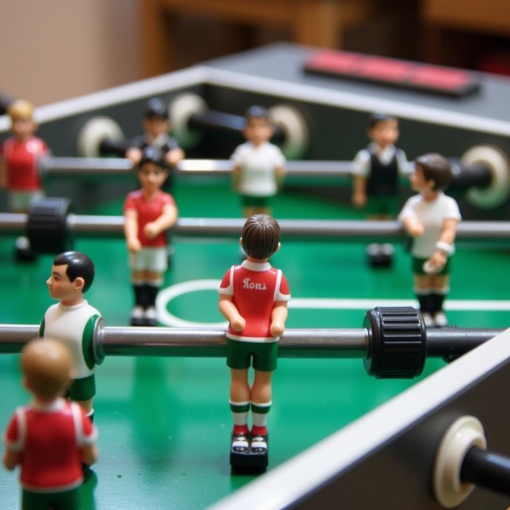 Mini Foosball Table with 26 Players