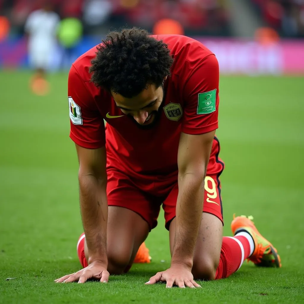 Mo Salah Overcome with Emotion After Winning Africa Cup of Nations