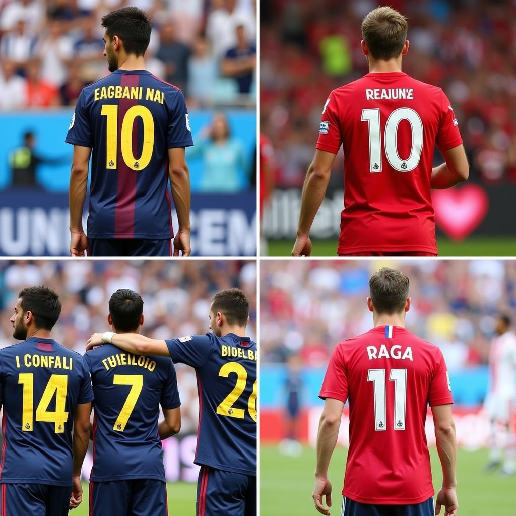 Modern jersey number trends in soccer.