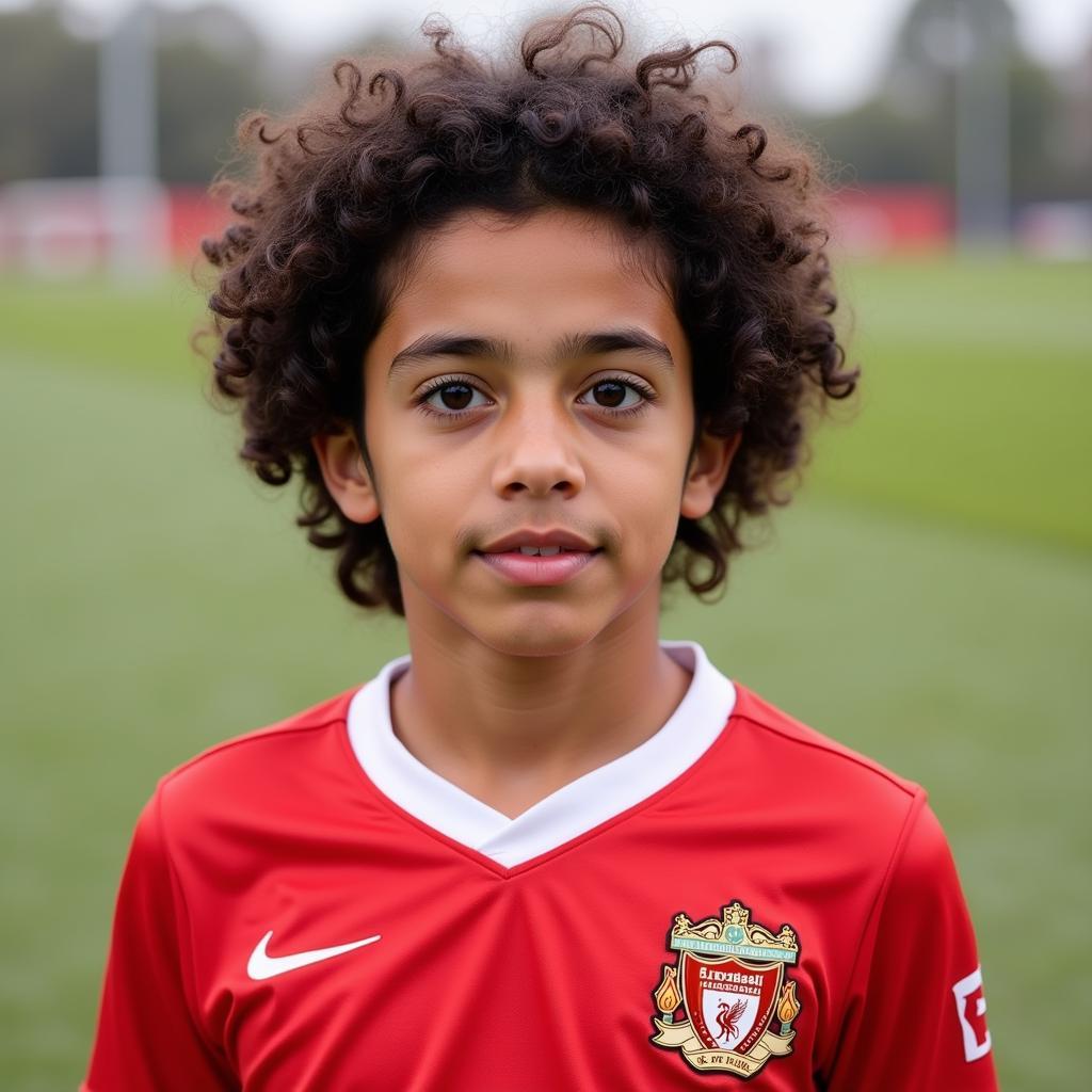 Mohamed Salah in his early football career