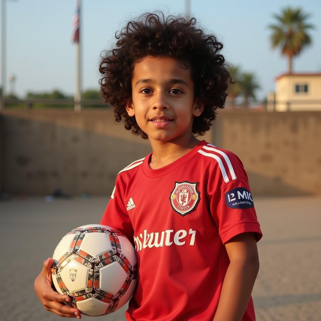 Mohamed Salah during his early career