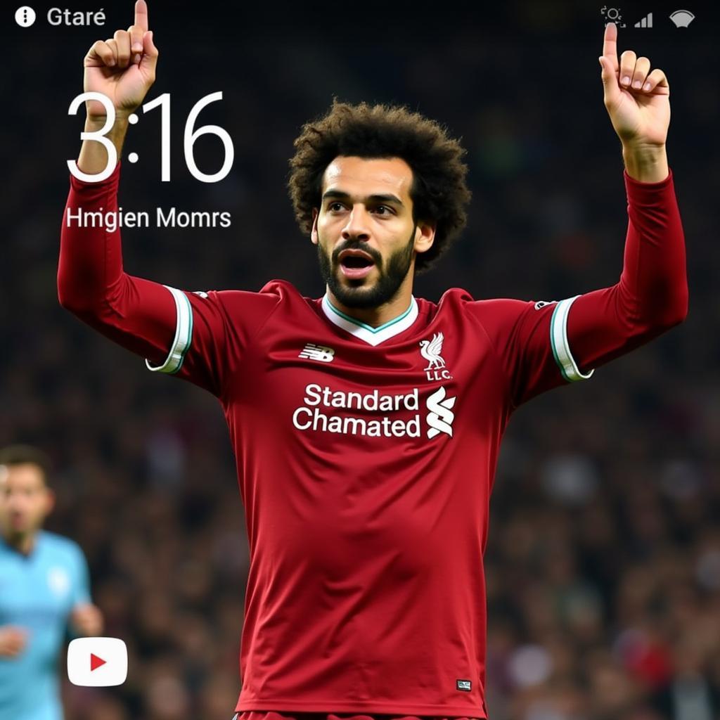 Mohamed Salah phone wallpaper