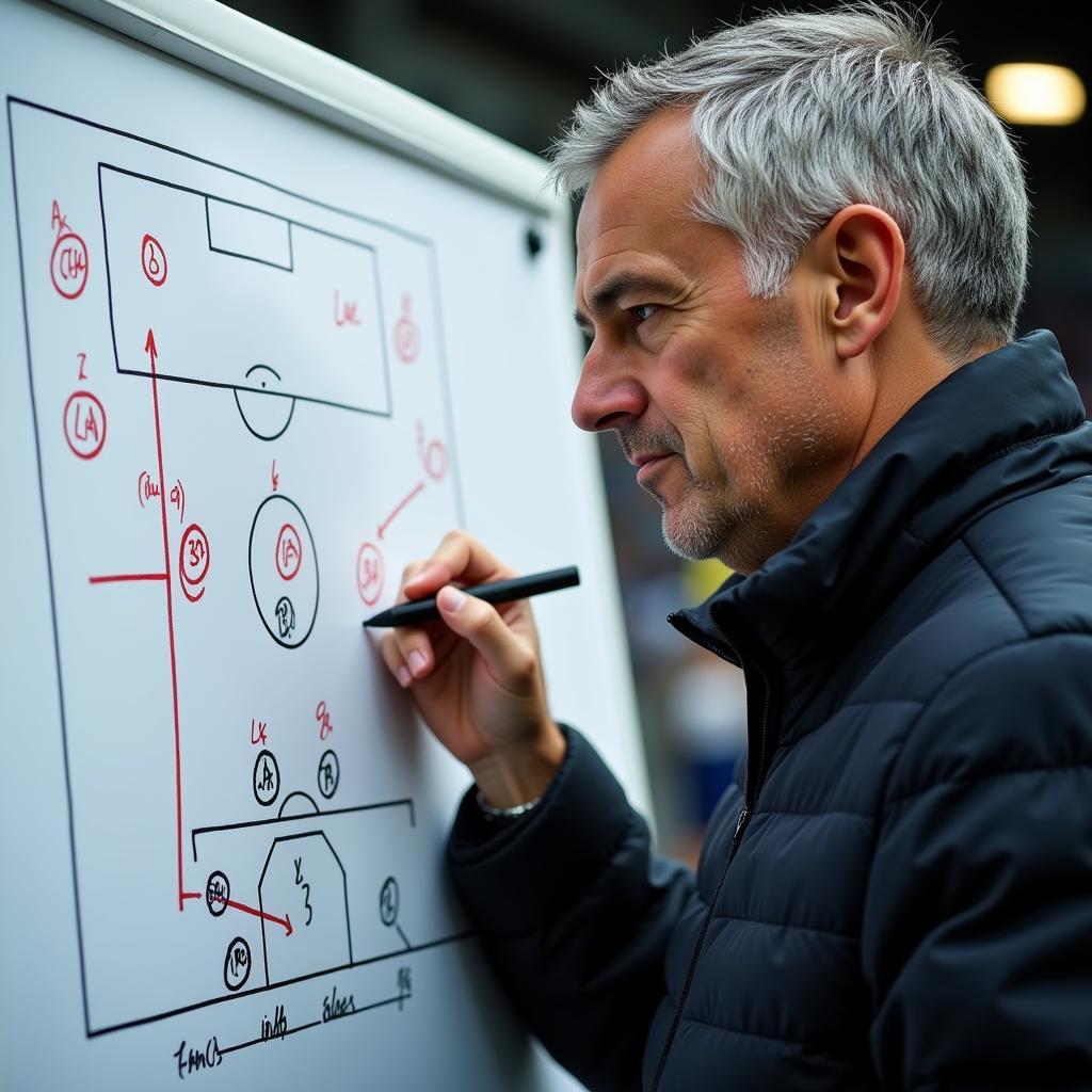 Mourinho Explaining Tactics