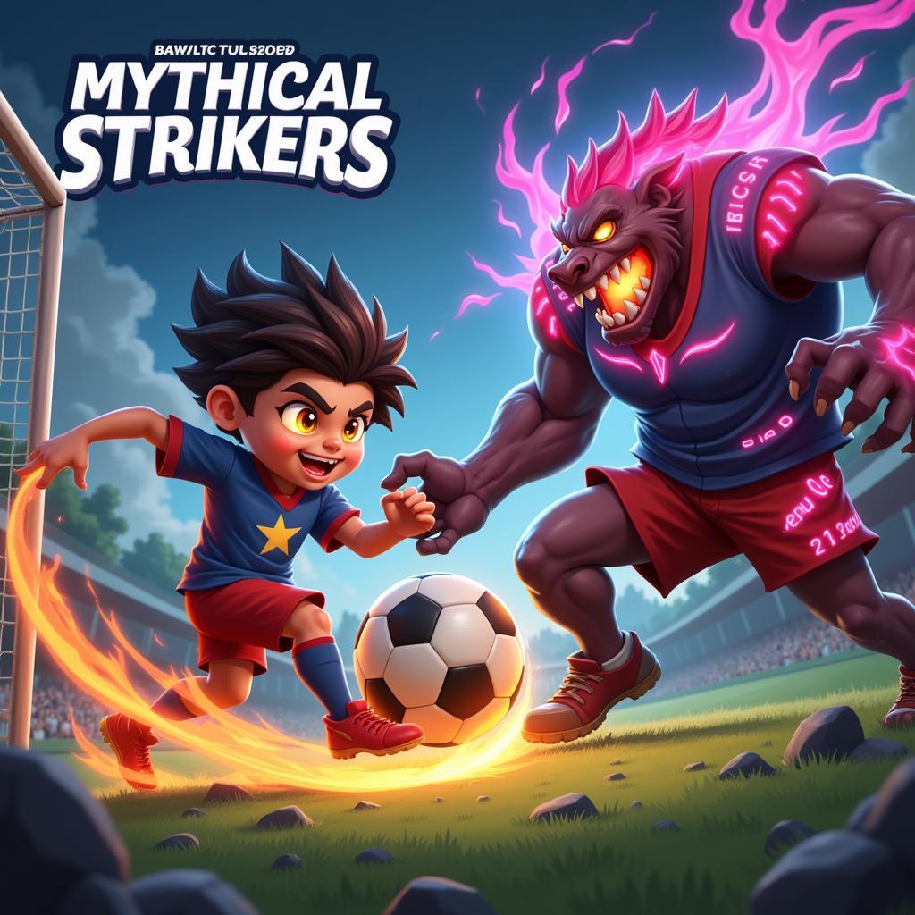 Mythical Strikers Comic Panel