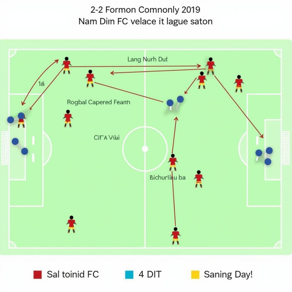 Nam Dinh FC Tactical Formation 2019