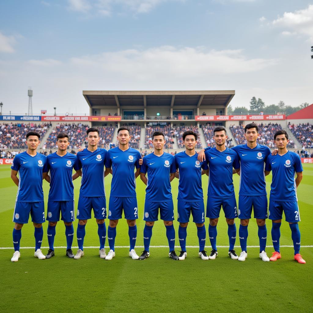 Nam Dinh FC Squad Photo