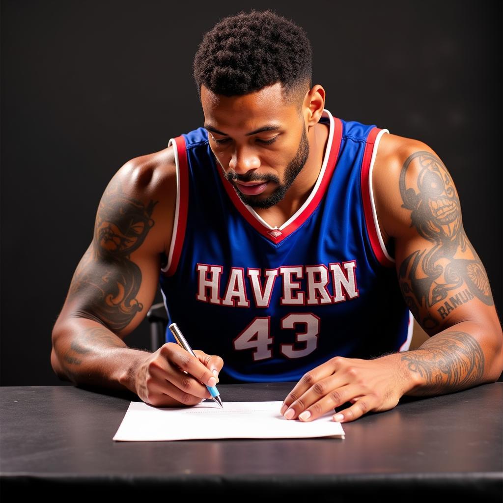 NBA Contract Signing