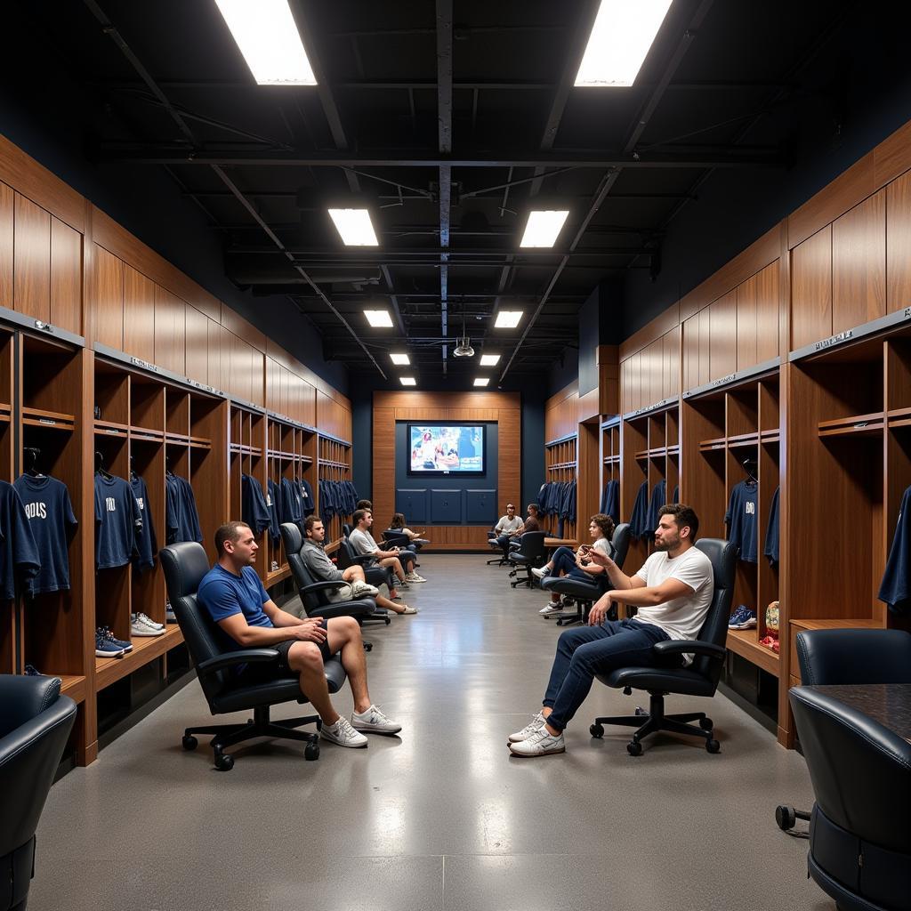 Modern NBA Locker Room Design