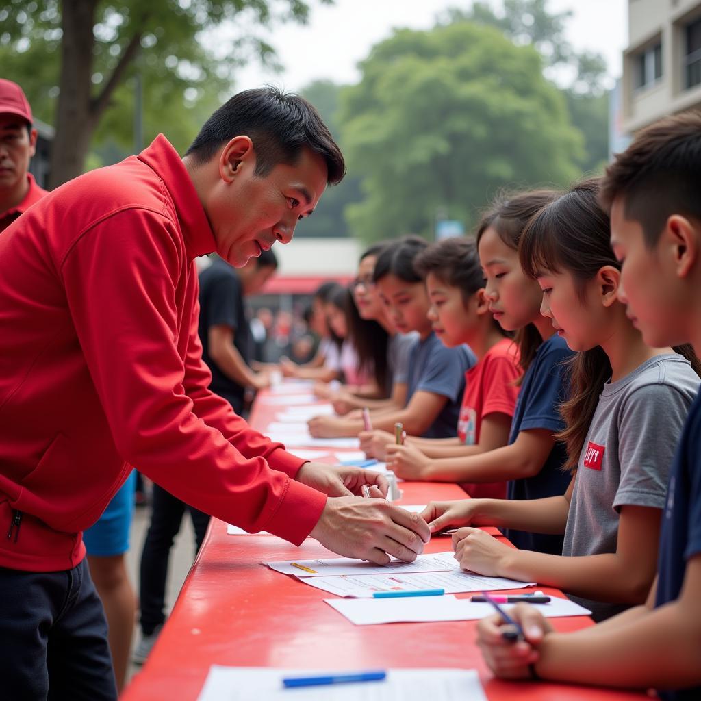 Nguyen Van Sy serves as a role model