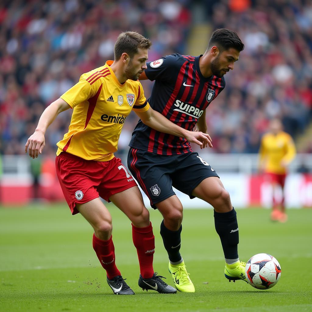 Non-League Football Match Action