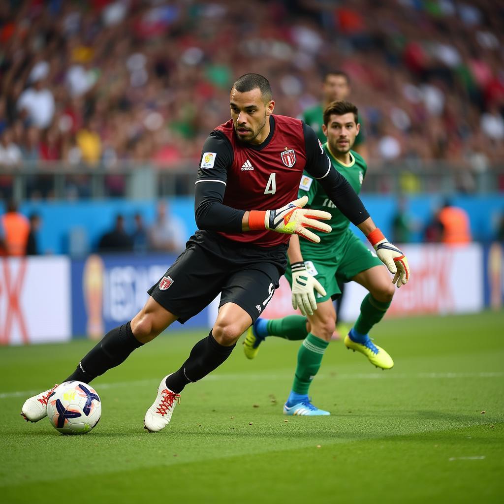 Essam El-Hadary in action