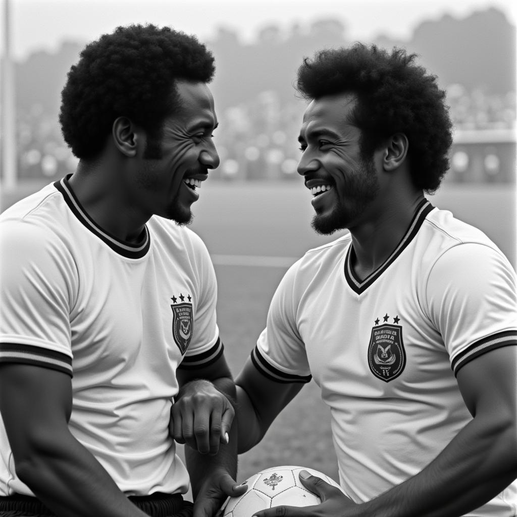 Pelé and Maradona: Football Legends