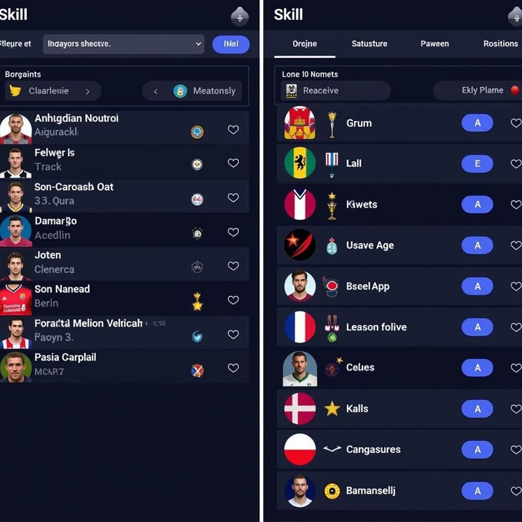 PES 19 Player Search Screen