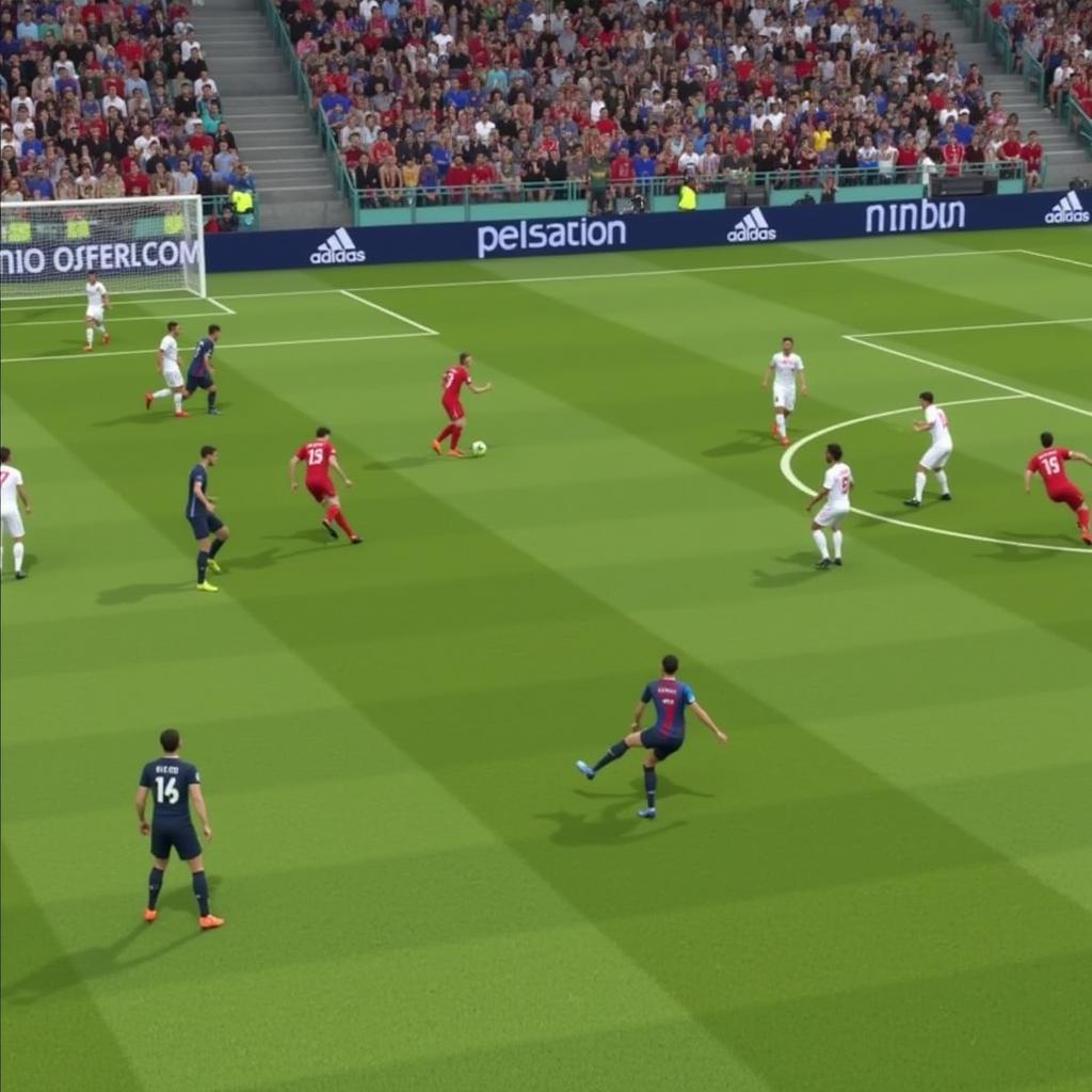 PES 2017 Gameplay Screenshot