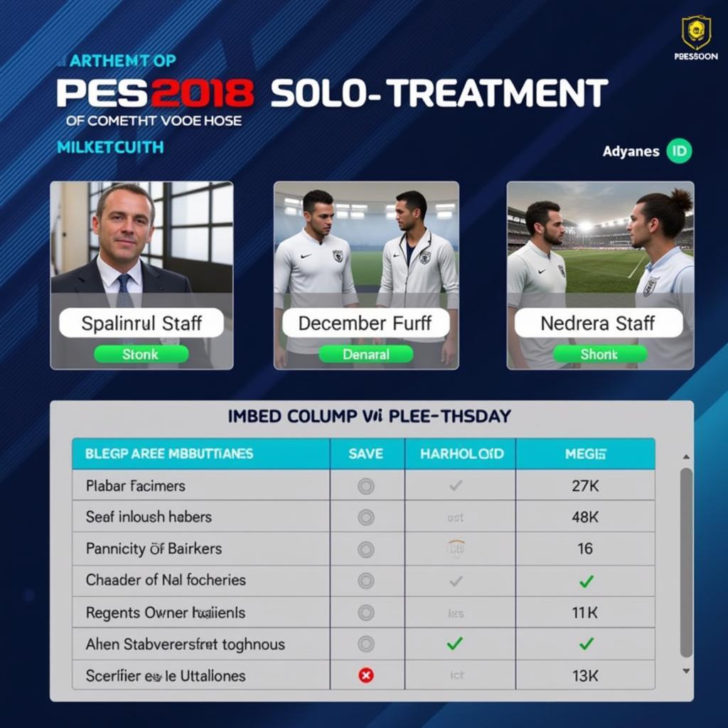 PES 2018 Treatment Options