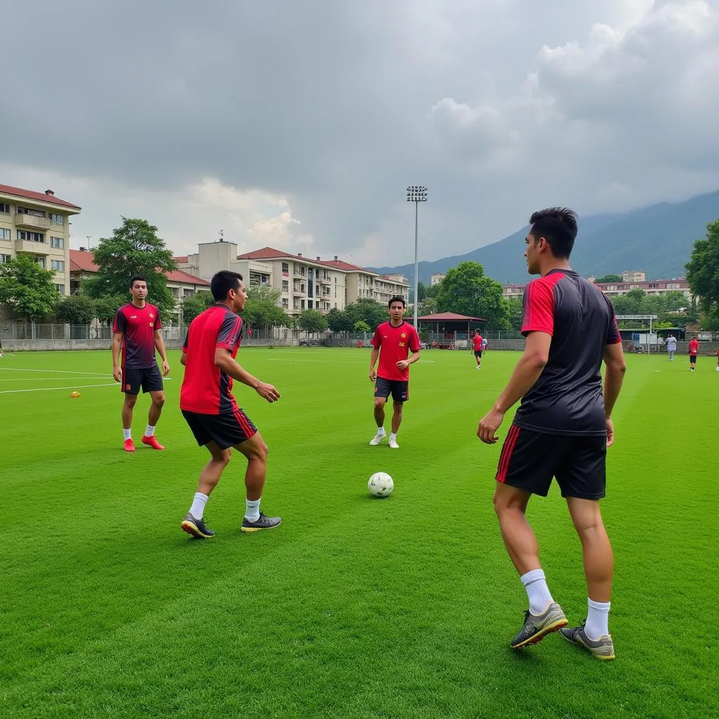 Phong Phú Hà Nam players training