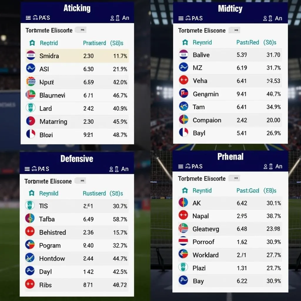 PES 2017 Player Stats Overview