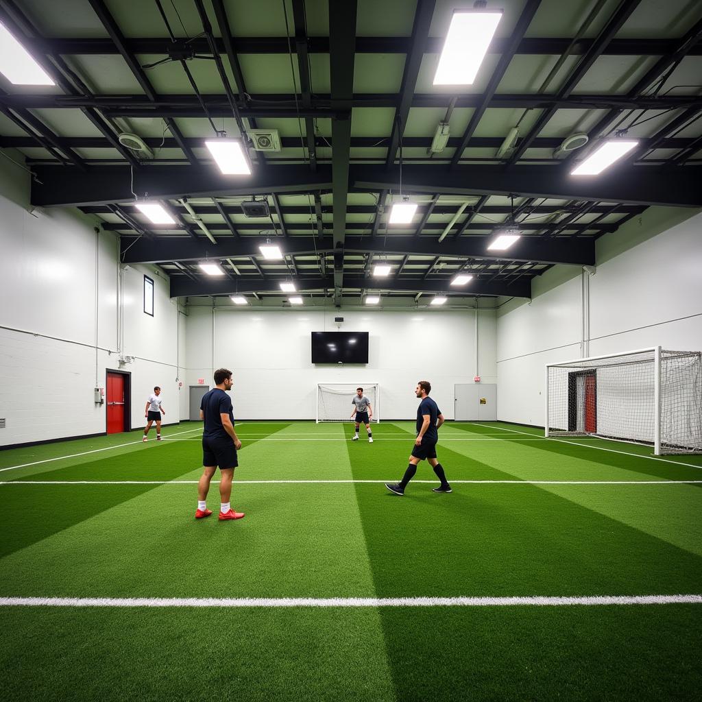 Training at a High-Performance Soccer Facility