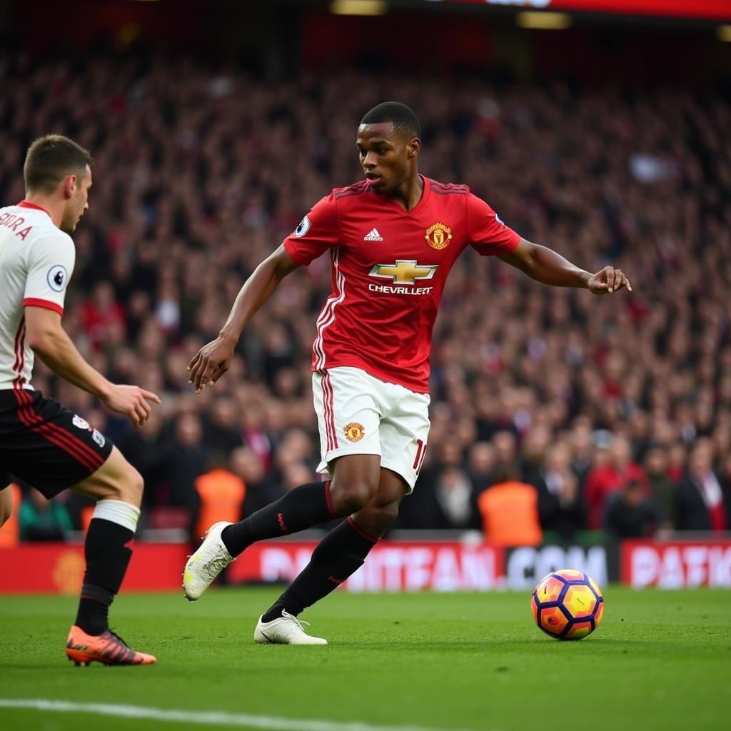 Marcus Rashford Leading the Attack for Manchester United