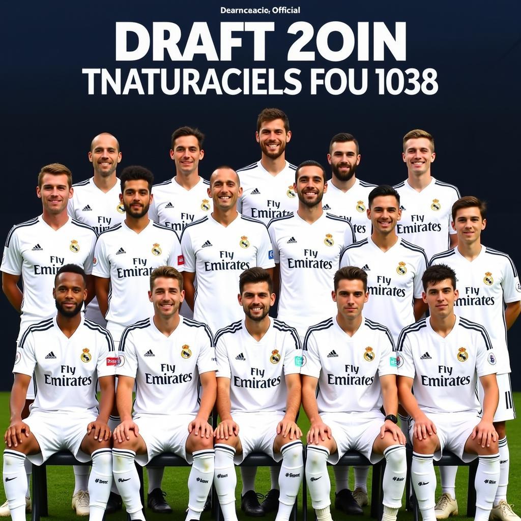 Real Madrid 2019 Squad Photo