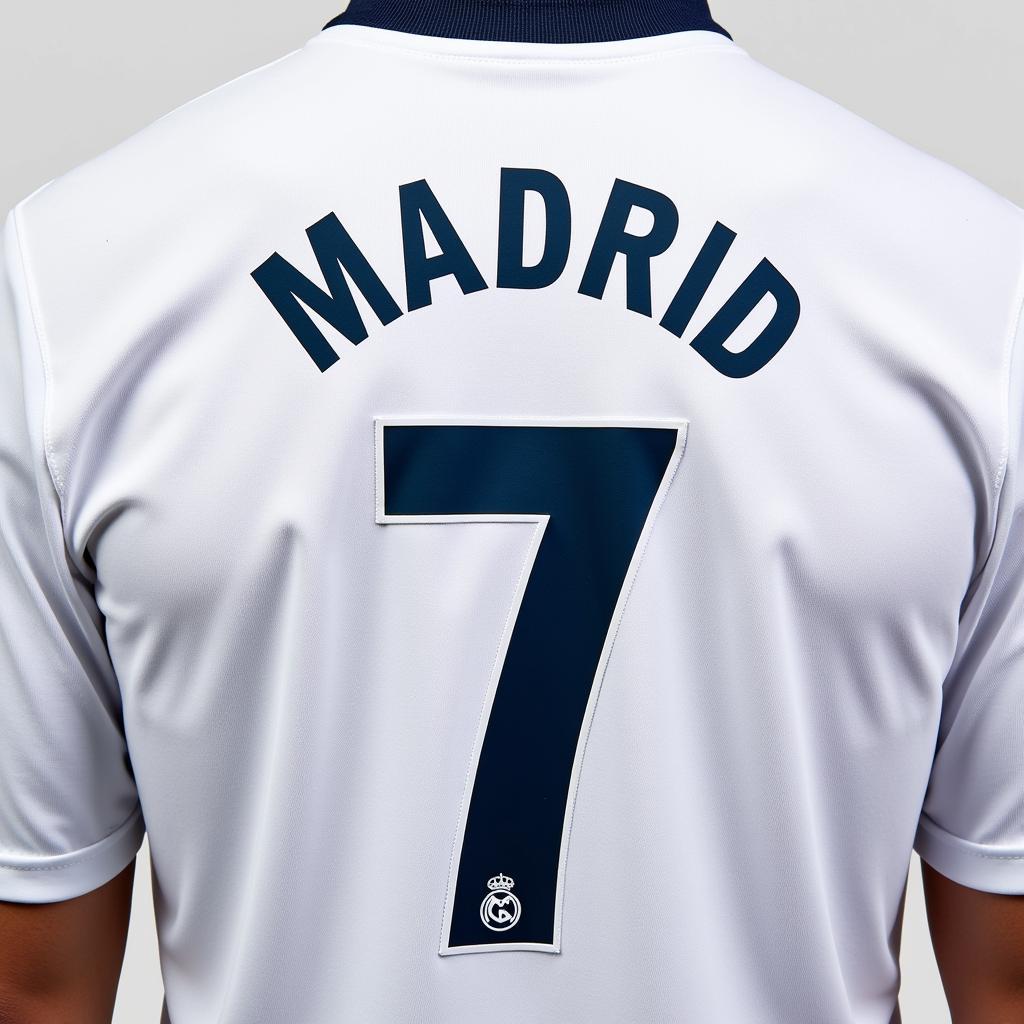 Real Madrid Number 7 Jersey