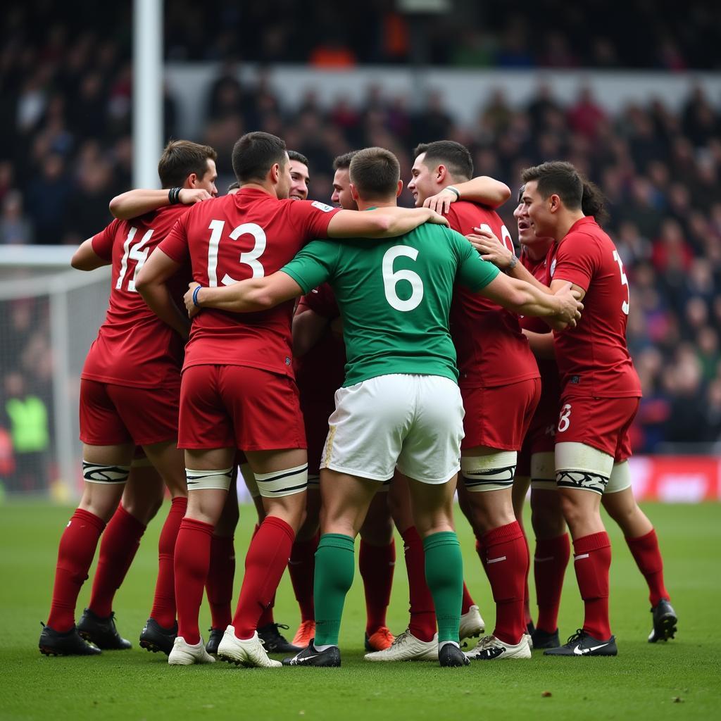 Referee Simon Hooper at the center of debate