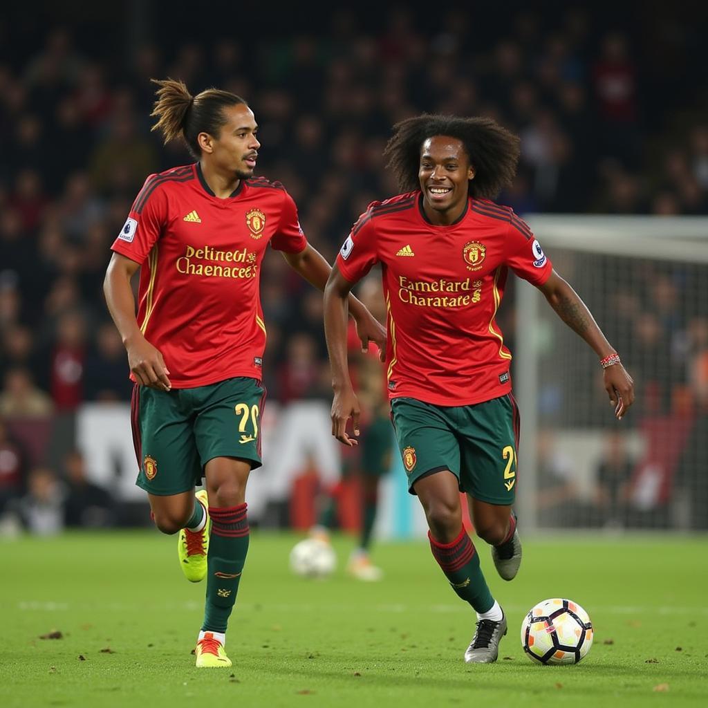 Renato Sanches and Dele Alli in 2016