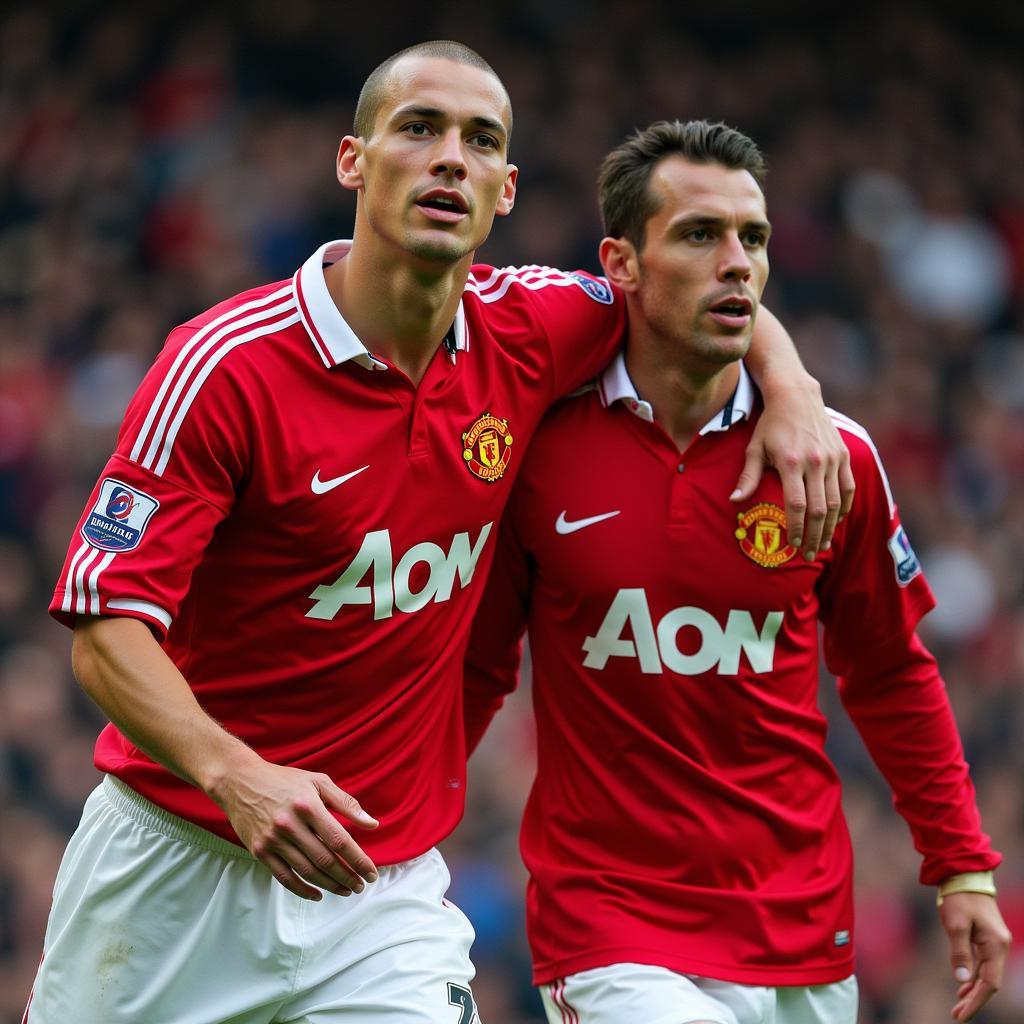 Rio Ferdinand and Nemanja Vidic: A formidable defensive partnership