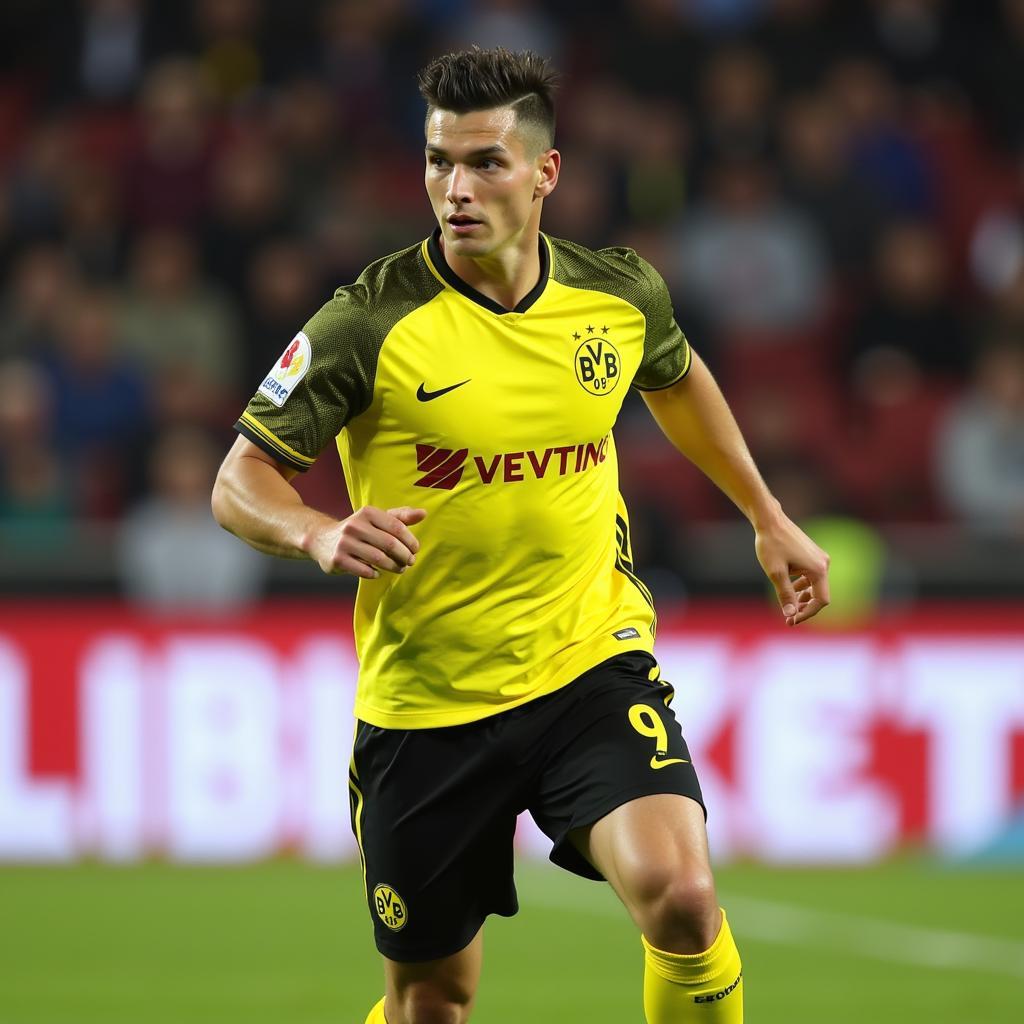 Robert Lewandowski in Dortmund Number 9