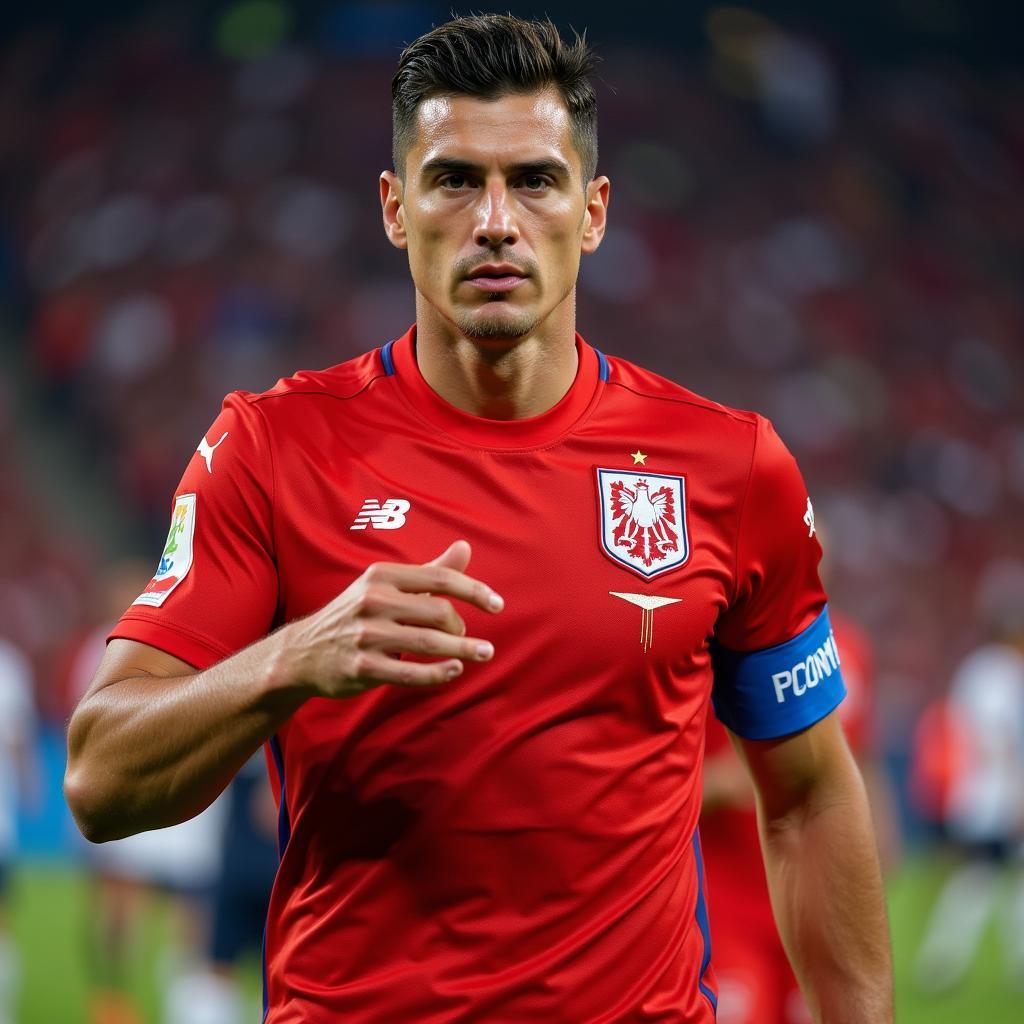 Robert Lewandowski leading Poland as captain