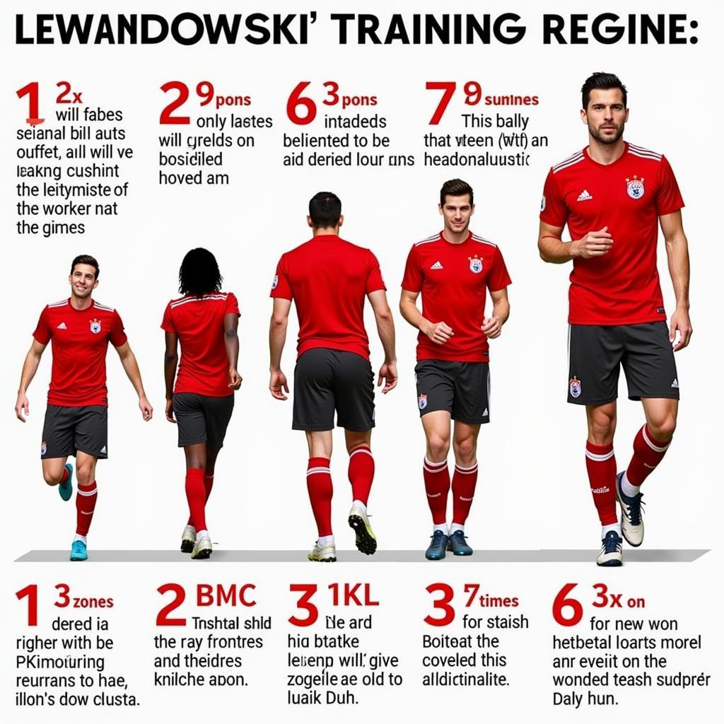 Robert Lewandowski training diligently, showcasing his dedication to fitness.