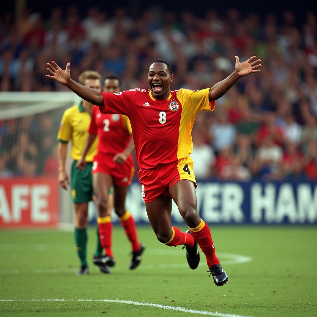 Roger Milla's Iconic Corner Flag Celebration